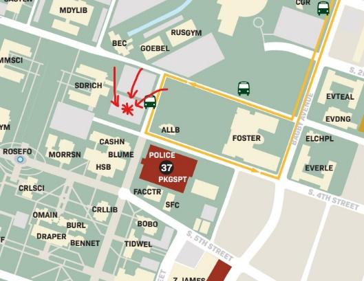 Image of parking map for the gathering
